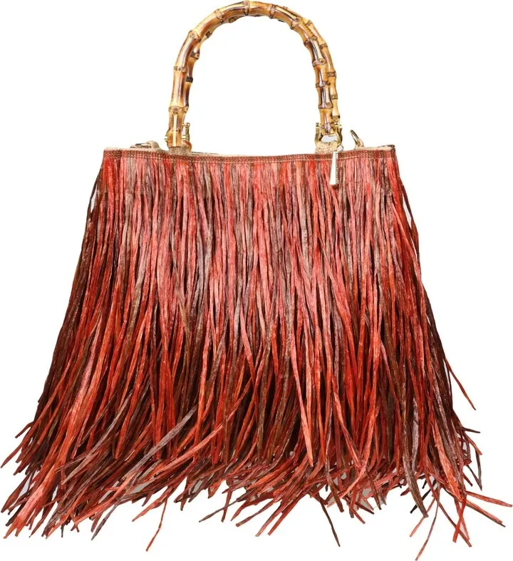 La Milanese Lamp Tote Bag Colore Rust