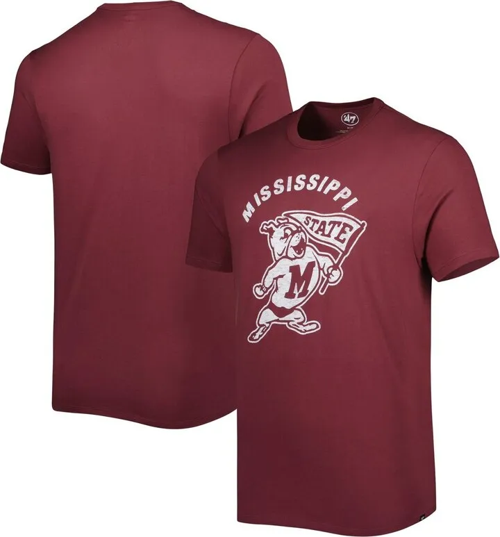 Men's '47 Brand Maroon Mississippi State Bulldogs Premier Franklin T-shirt