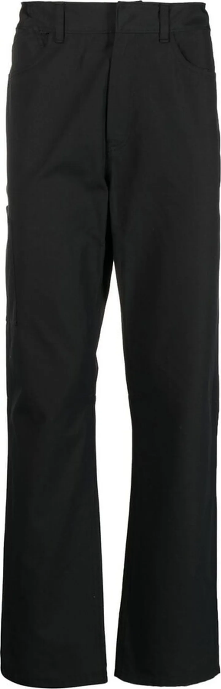 Mid-Rise Straight-Leg Trousers