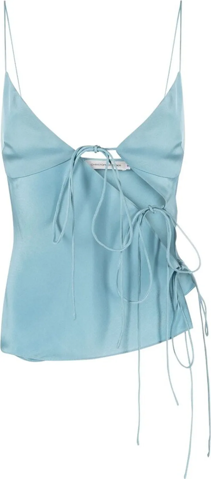 Slope Silk Lace-Up Camisole