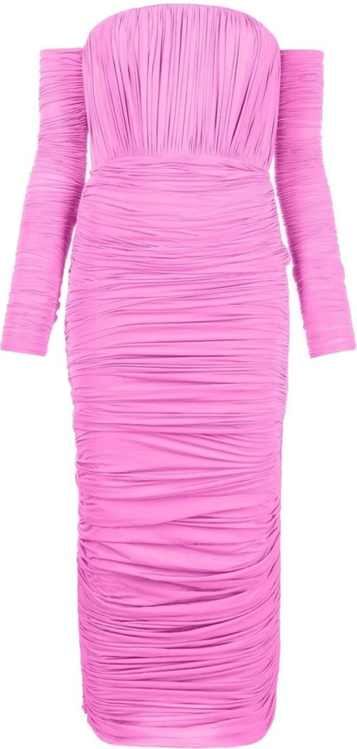 Sterling off-shoulder ruched dress