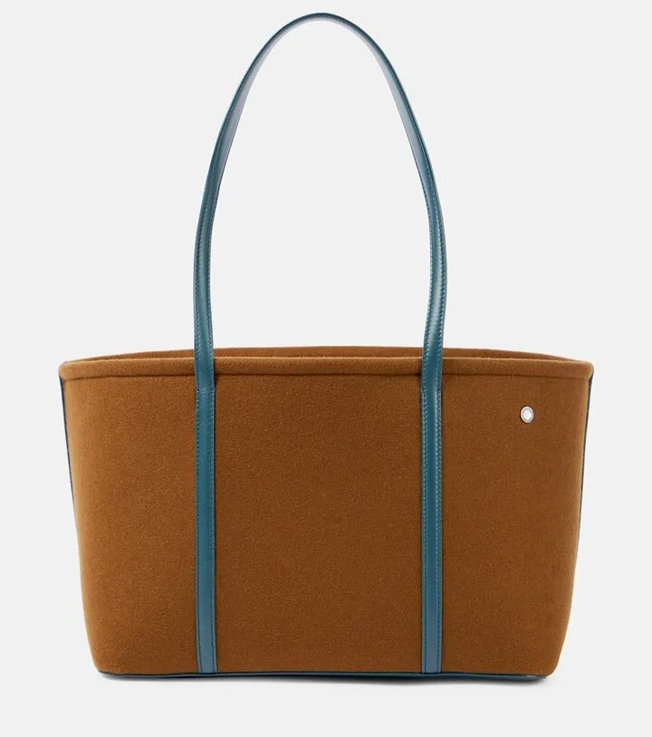 Winter cashmere felt tote