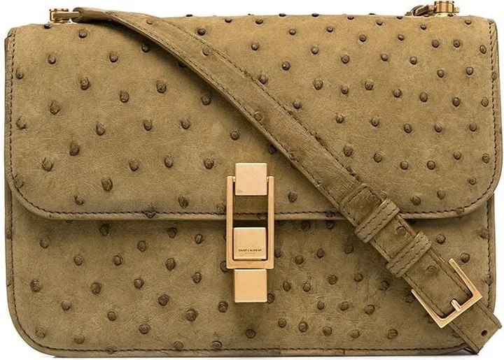 Carre textured shoulder bag