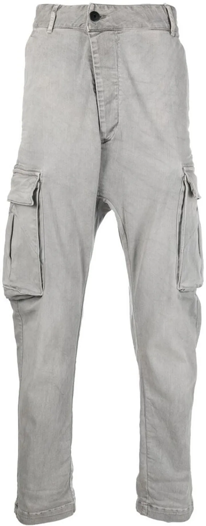 Straight-Leg Cargo Trousers