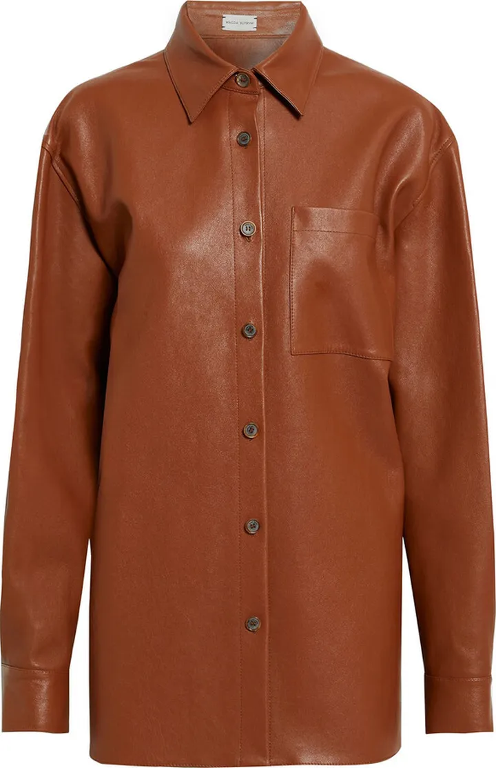 Leather shirt