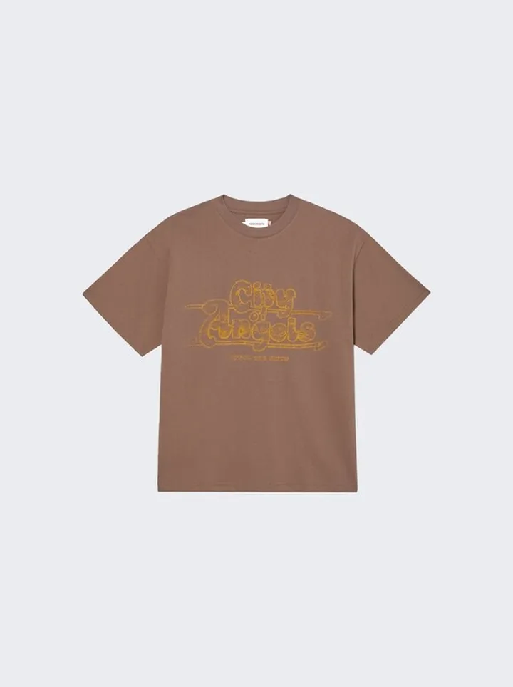 Angelino Short-Sleeve T-Shirt Brown