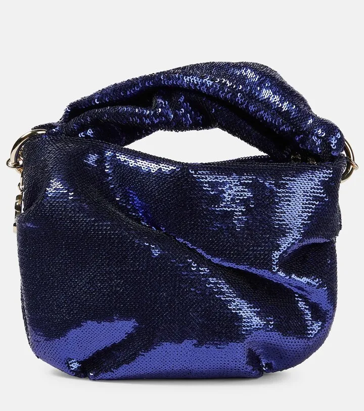 Bonny Mini sequined tote bag