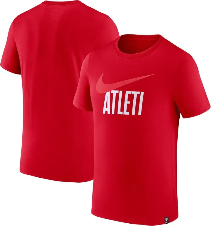 Men's Nike Red Atletico de Madrid Swoosh T-shirt