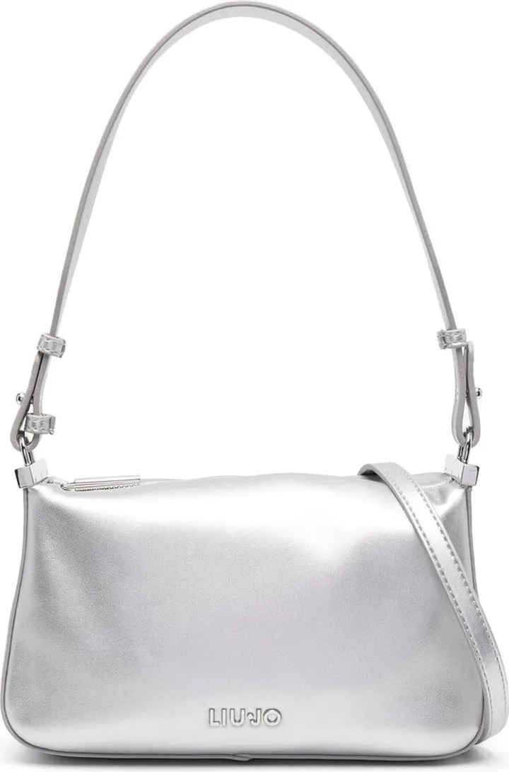 Silver-Tone Shoulder Bag