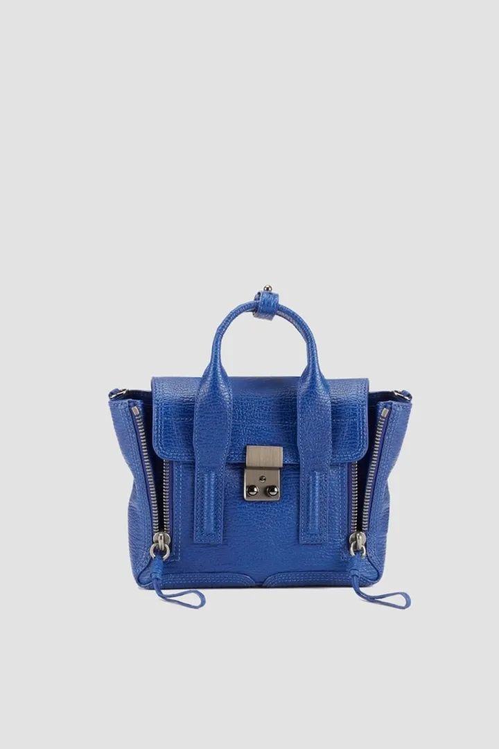 Pashli Mini Satchel in cobalt