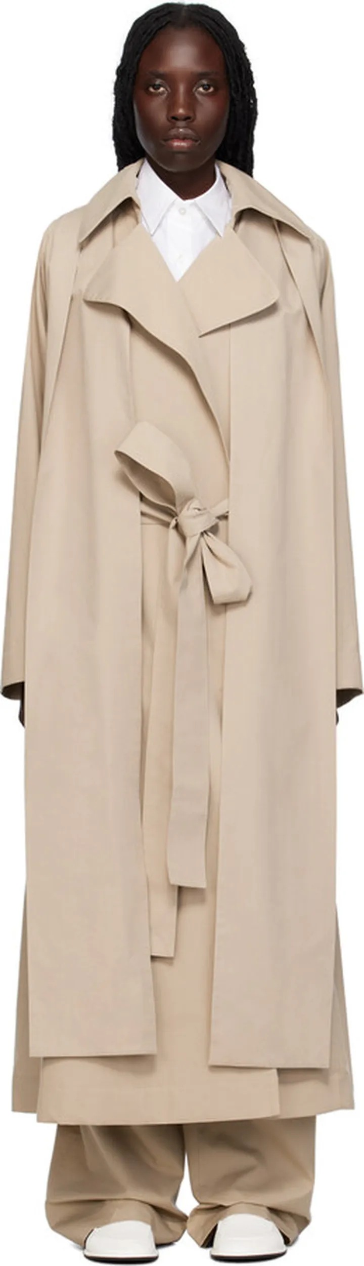 The Row Beige Badva Coat