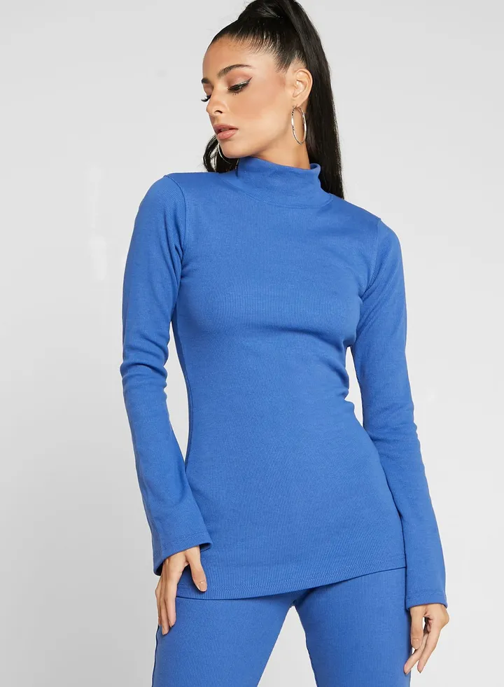 Ribbed Longline Top