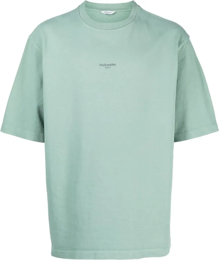 logo-print cotton T-shirt