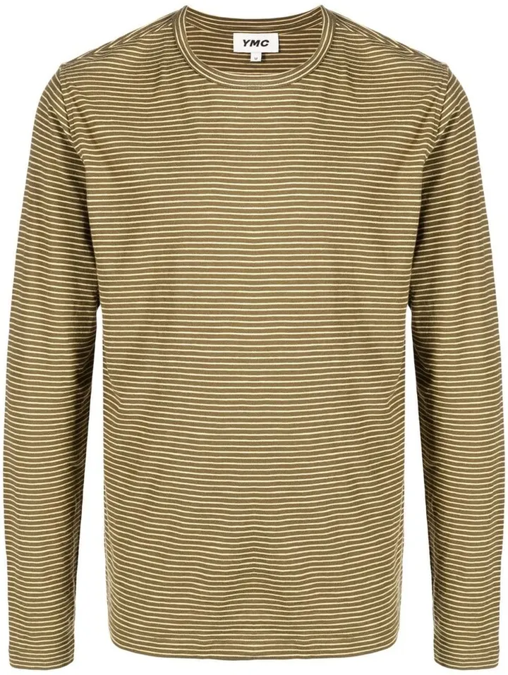 stripe-print cotton T-Shirt