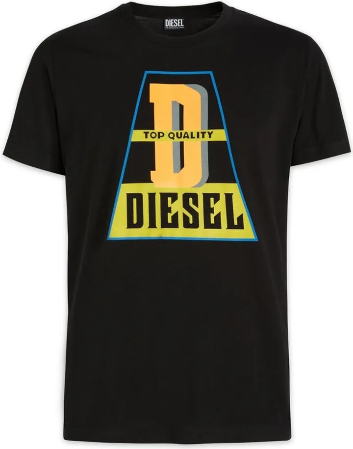 Diesel Logo Printed Crewneck T-Shirt