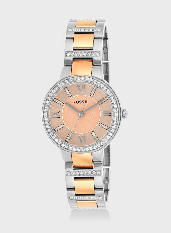 Virginia Stainless Steel Analog Watch