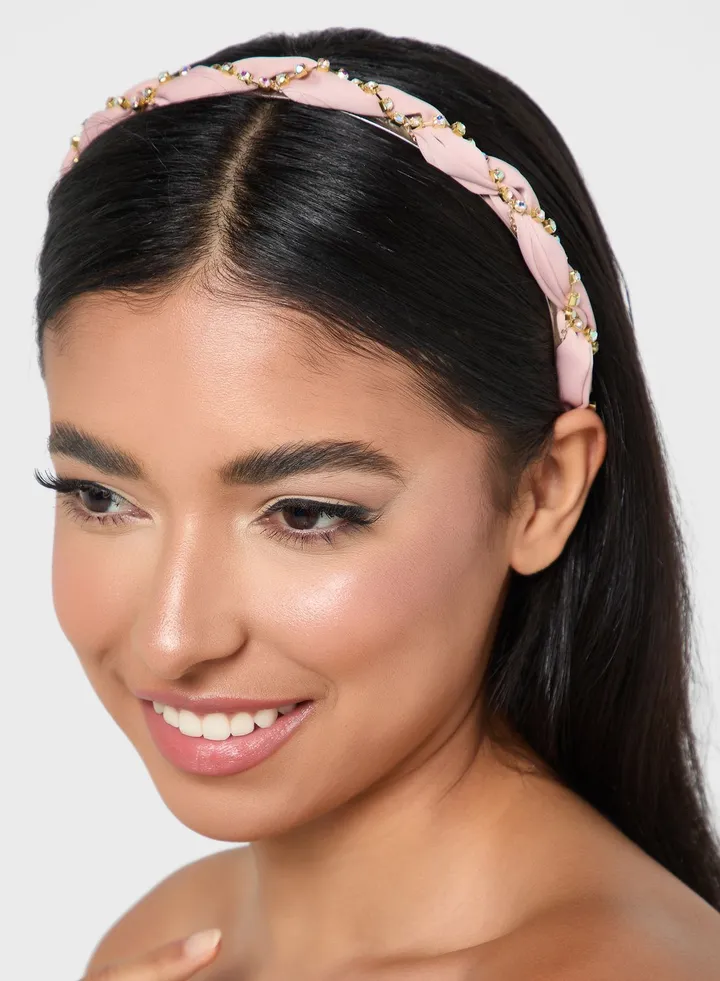 Diamante Twisted Headband