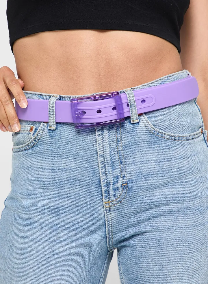 Acrylic Buckle Belt