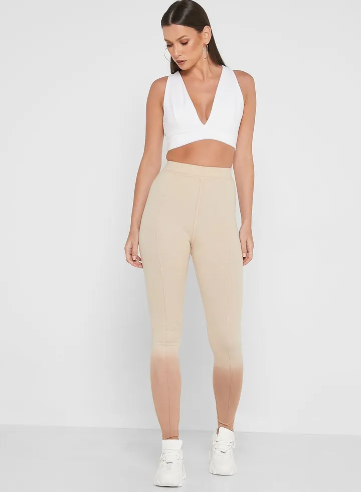 Dye Seam High Waist Leggings