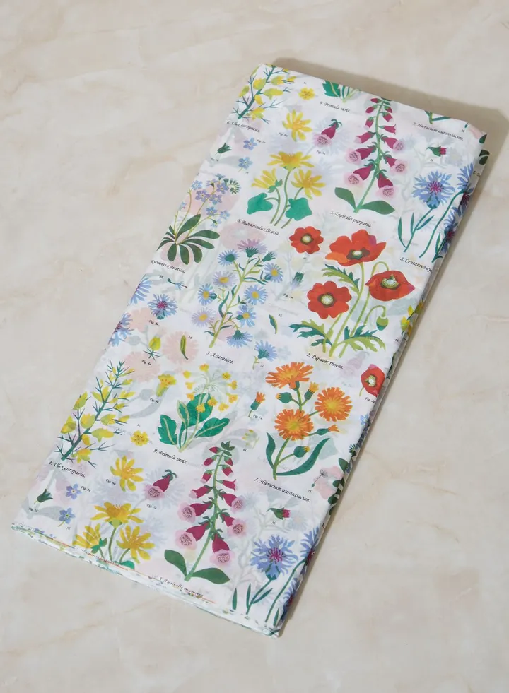 10 Sheets Wild Flowers Tissue Paper