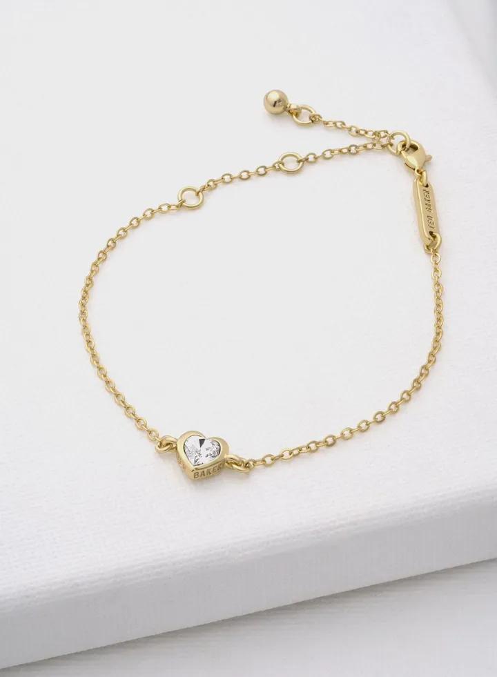 Hansa Crystal Heart Bracelet