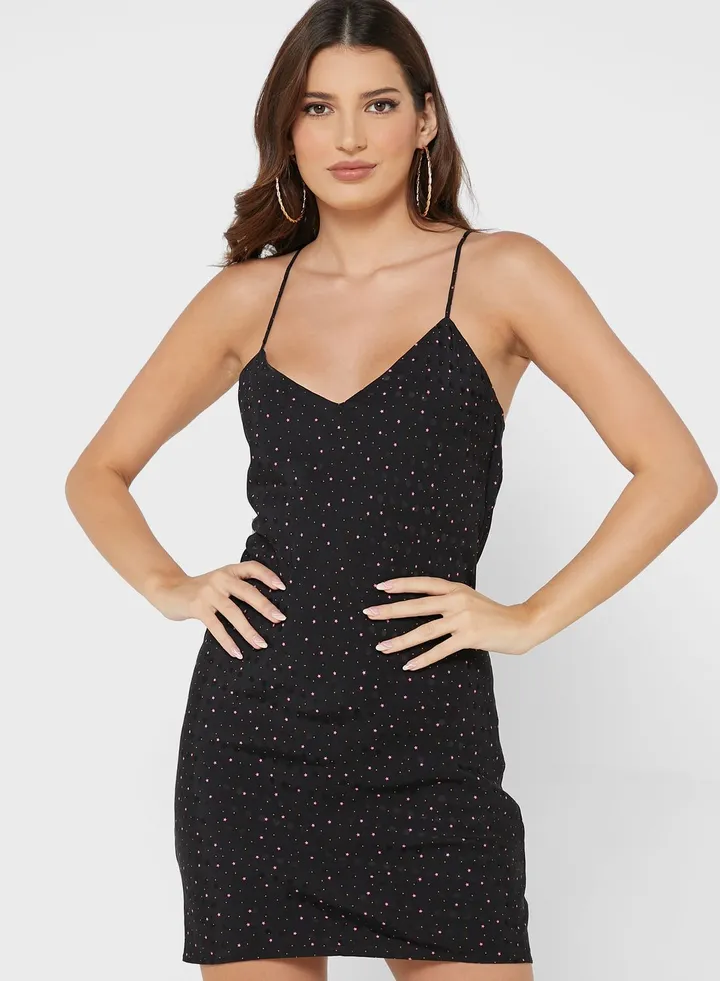 Cowl Neck Cami Dress