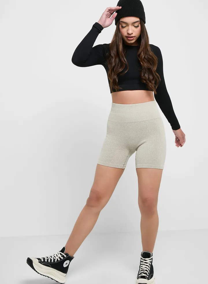 High Waist Crop Leggings