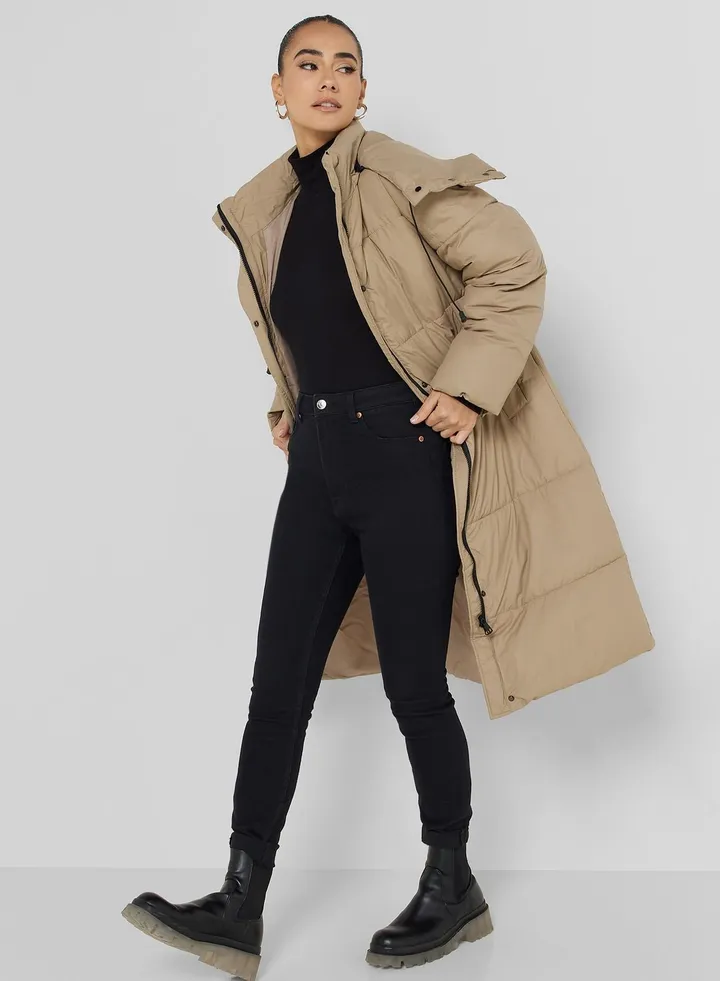 Longline Padded Jacket