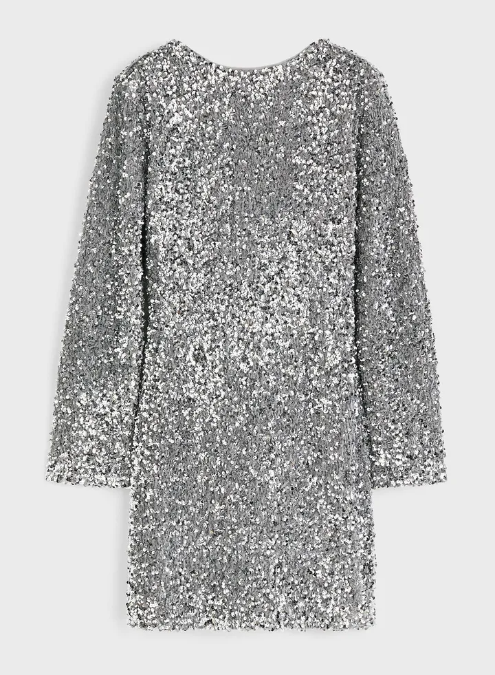 Sequin Detail Dress