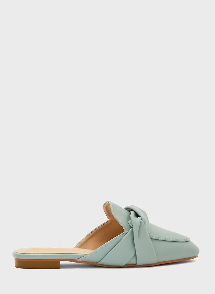 Knotted Mule Loafers
