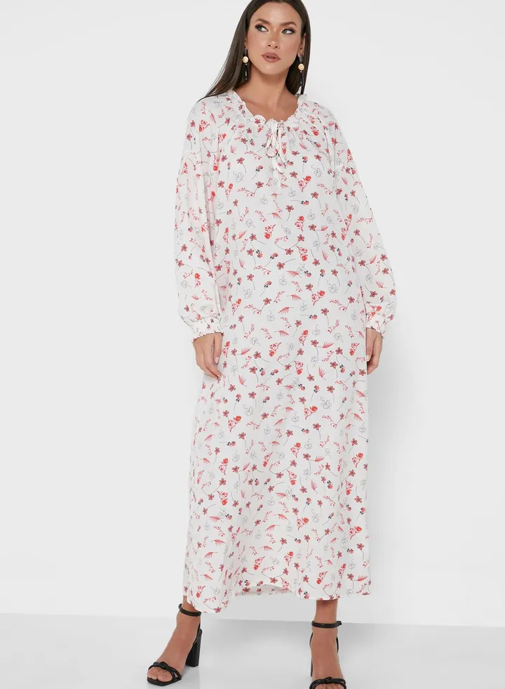 Floral Printed Dress