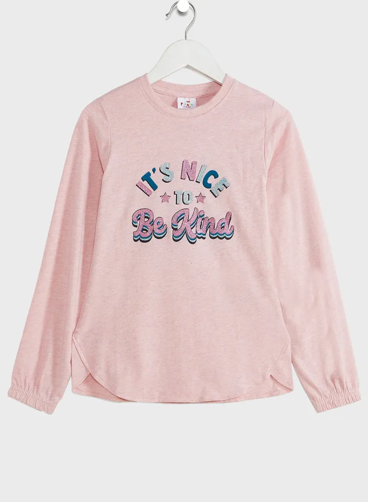 Round Neck Full Sleeves T-Shirt