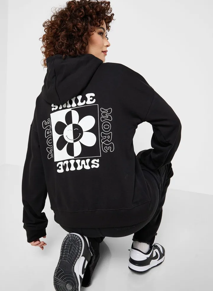 Graphic Printed Hoodie