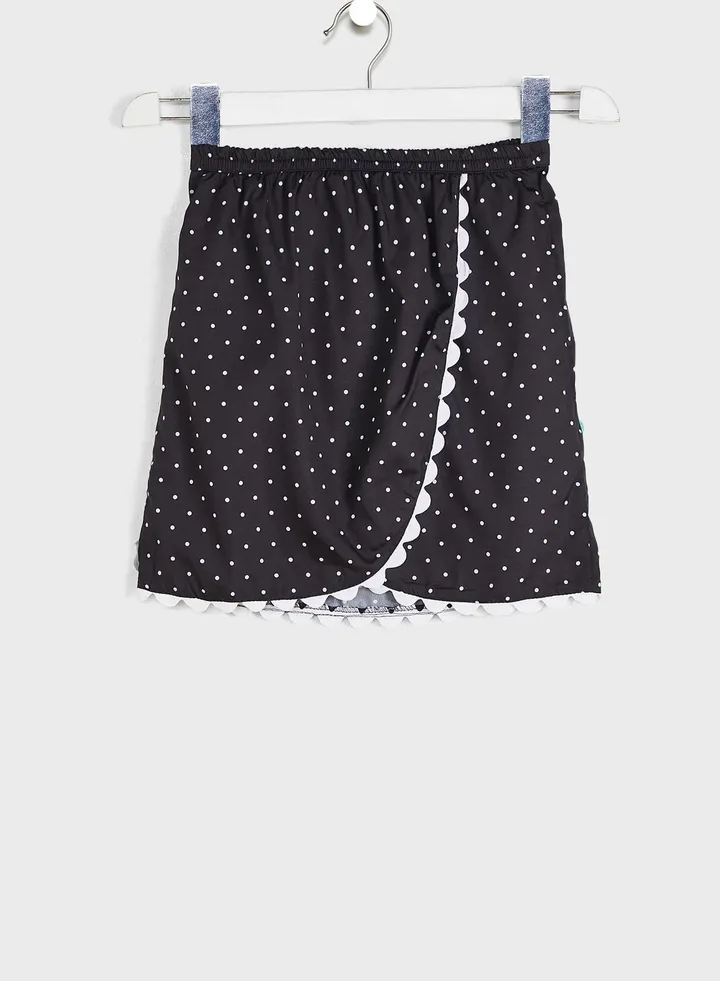 Black Polka Dot Nova Skirt