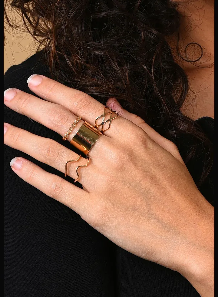 Gold Plated Designer Ring