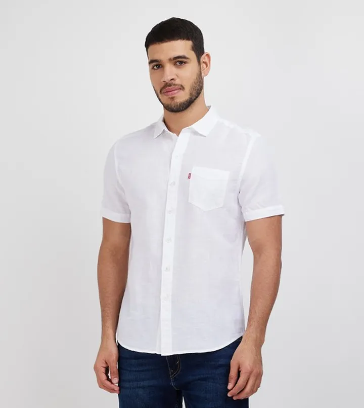 Pocket Detail Short Sleeves Shirt