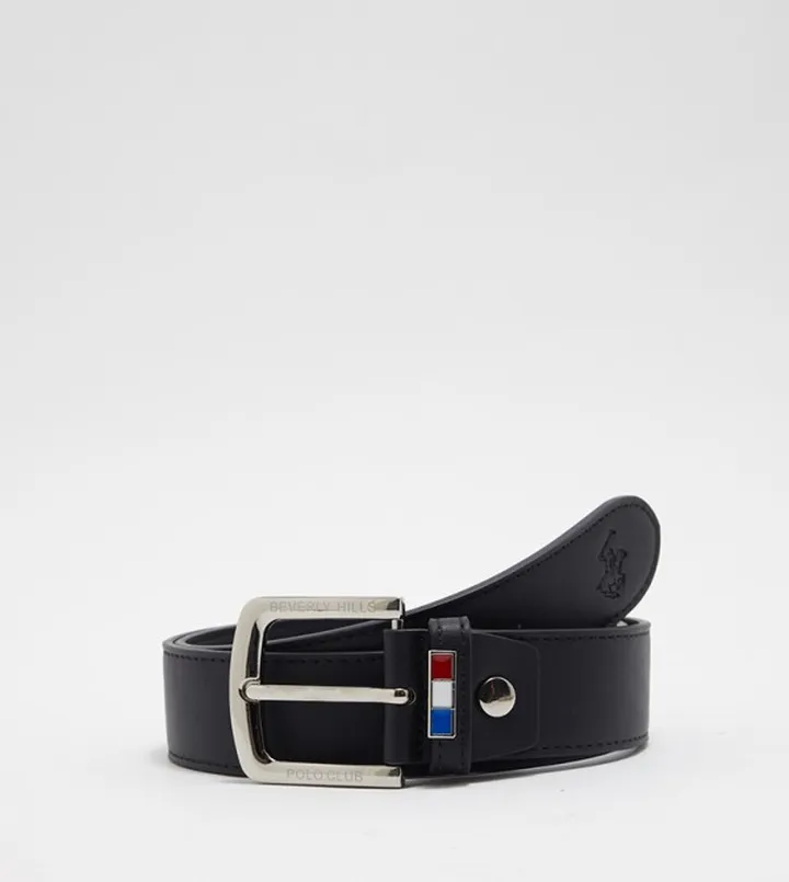 Buckle Closure Leather Belt