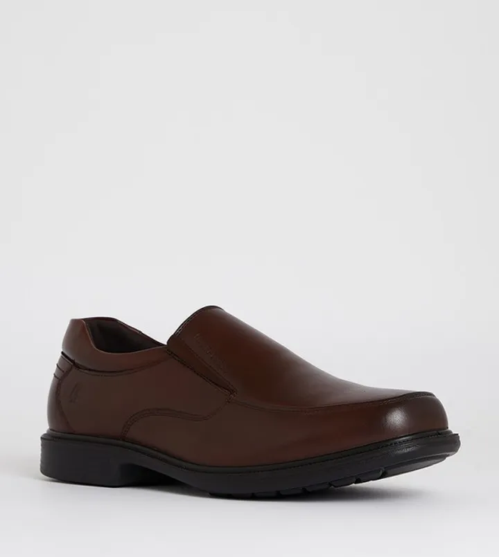 PETER Textured Round Toe Slip-On Shoes