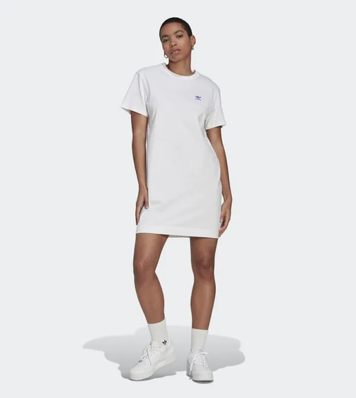 Logo Embroidered Mini Dress