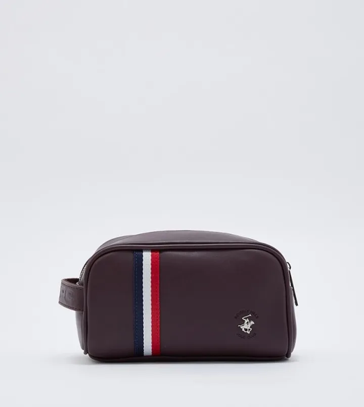Mens Pouch Bag-Brown