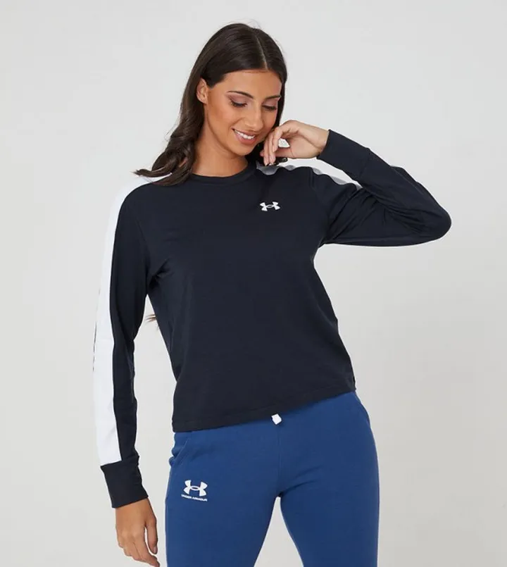 Colour Block Crew Neck Sweatshirt