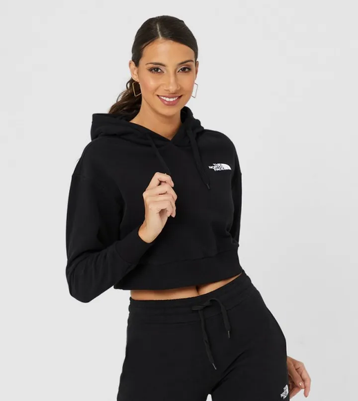 Solid Crop Hoodie