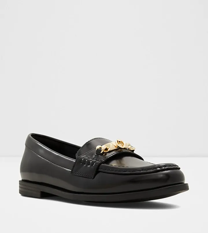 LAUREA Metal Accent Loafers