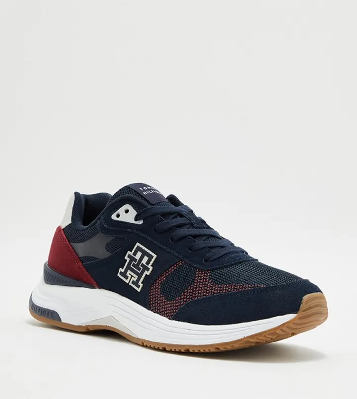 Logo Detail Lace-Up Sneakers