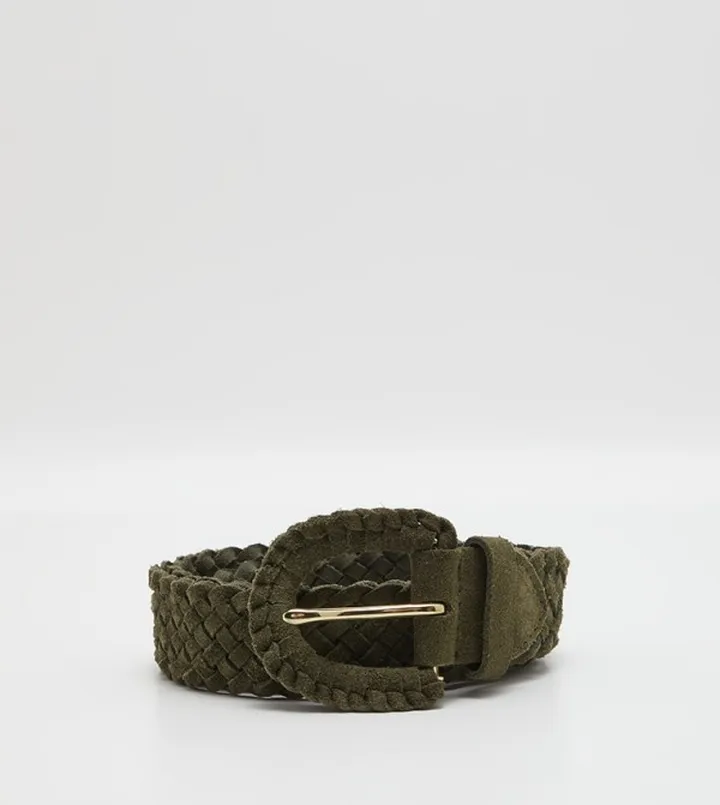 Braided Leather Belt