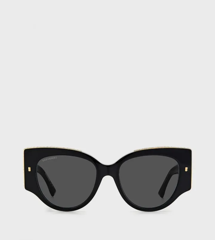 Metal Accent Round Sunglasses