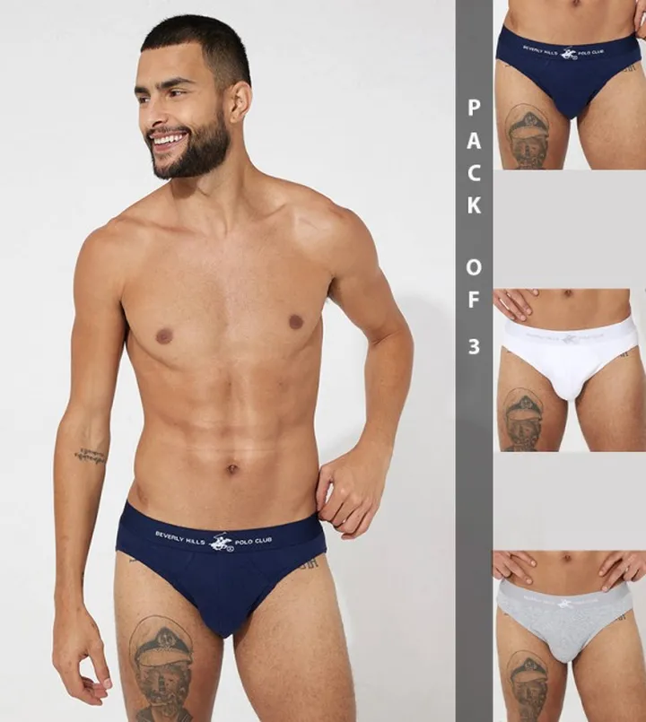 Pack of 3 Logo Waistband Briefs