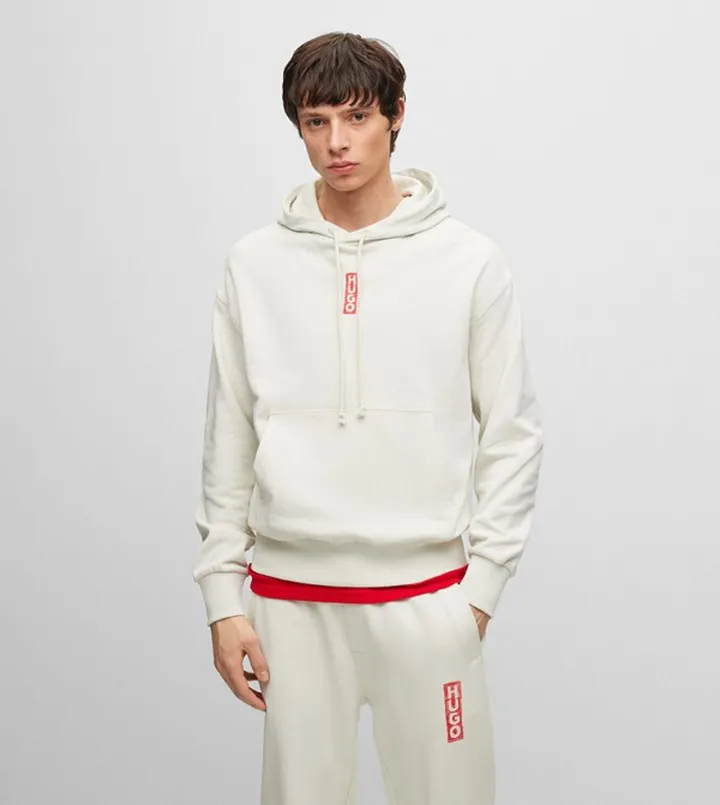 Logo Detail Long Sleeves Hoodie