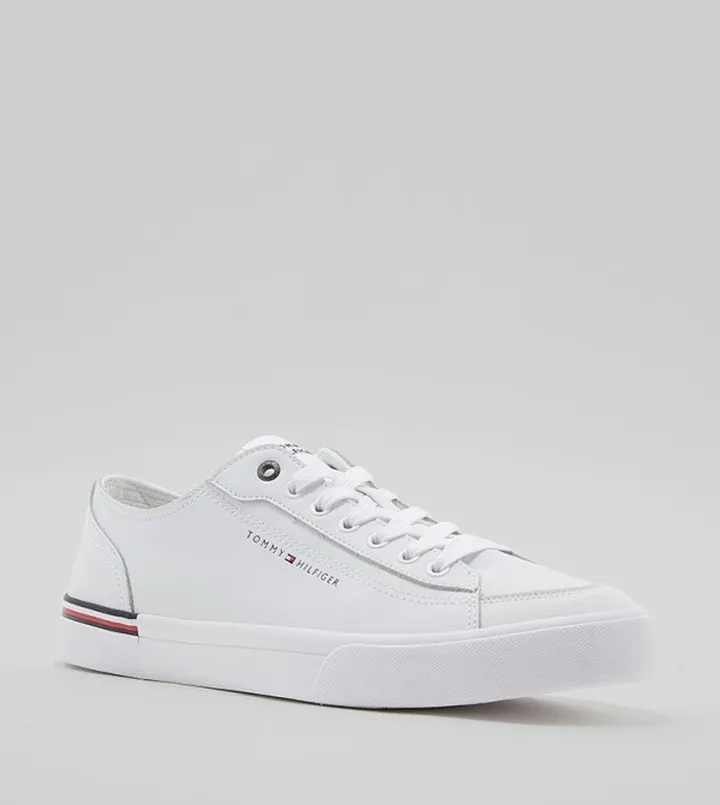 Flag Detail Lace-Up Sneakers