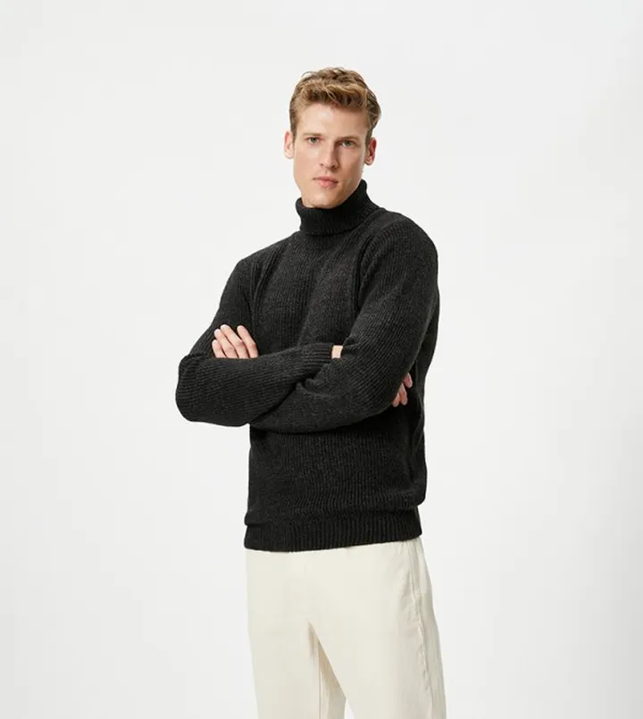 Knitted Turtleneck Sweater